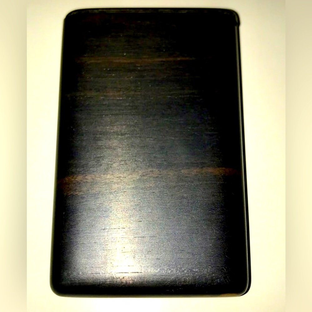 Vintage 1988 Hand Carved Hardwood Personal Business Card Case by BARRY GRISHMAN